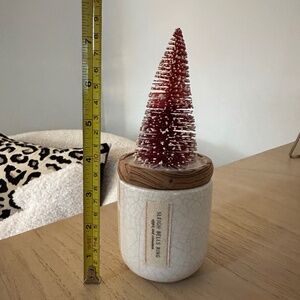 Anthropologie Bottle Brush Tree Candle